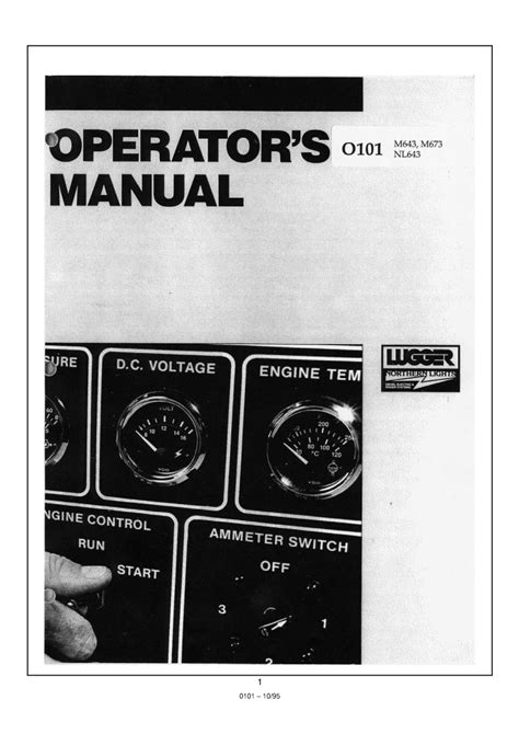 Operator’s Manual .